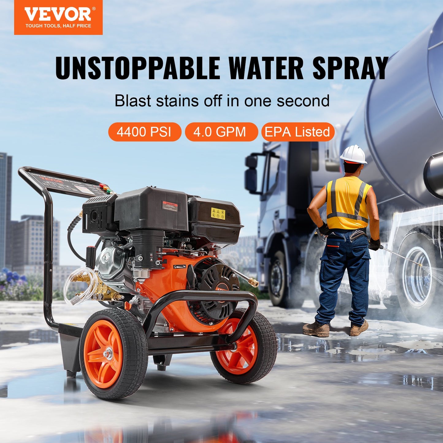Gas Pressure Washer Gas Powered — view 3
