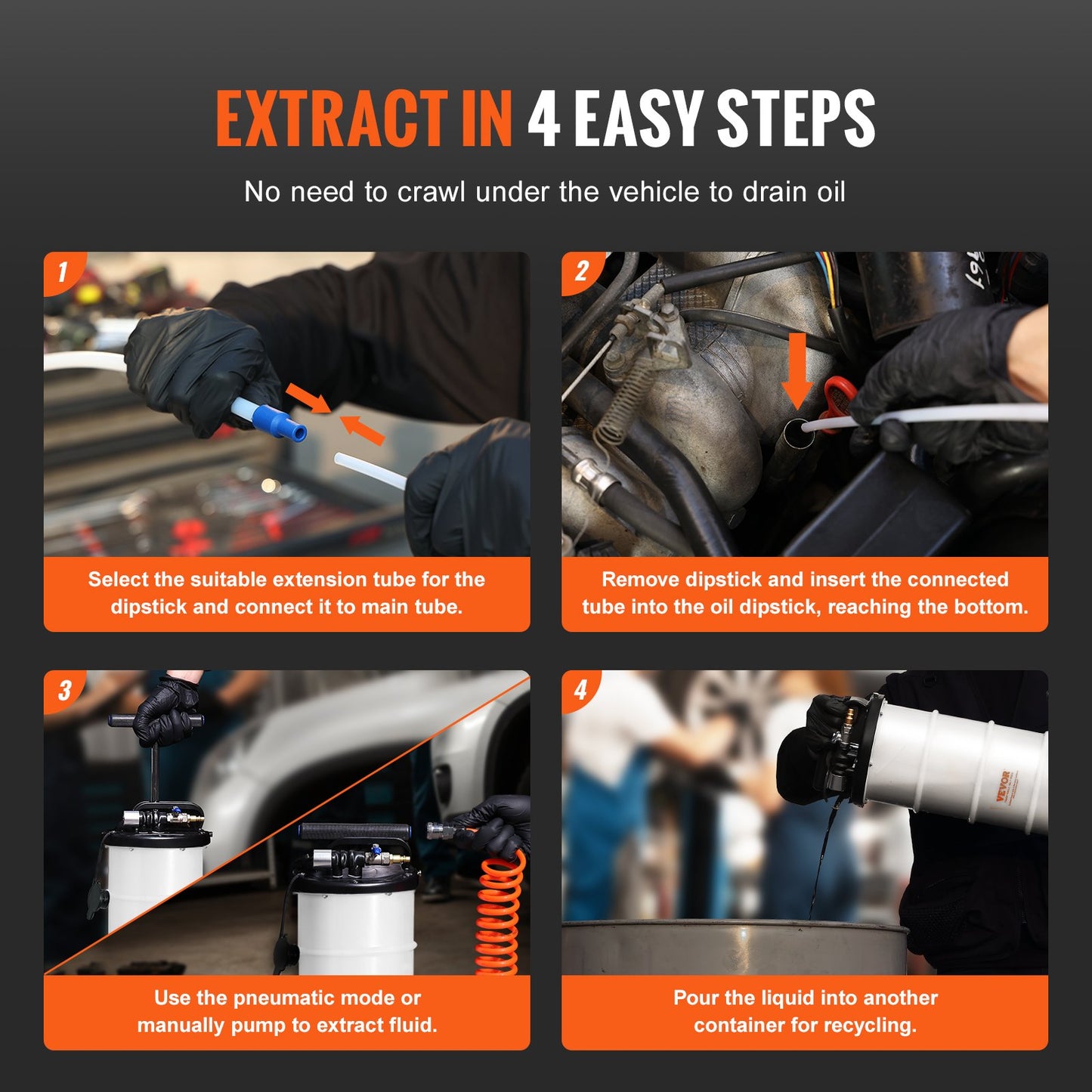 Fluid Extractor, 6.5 Liters Capacity — view 6