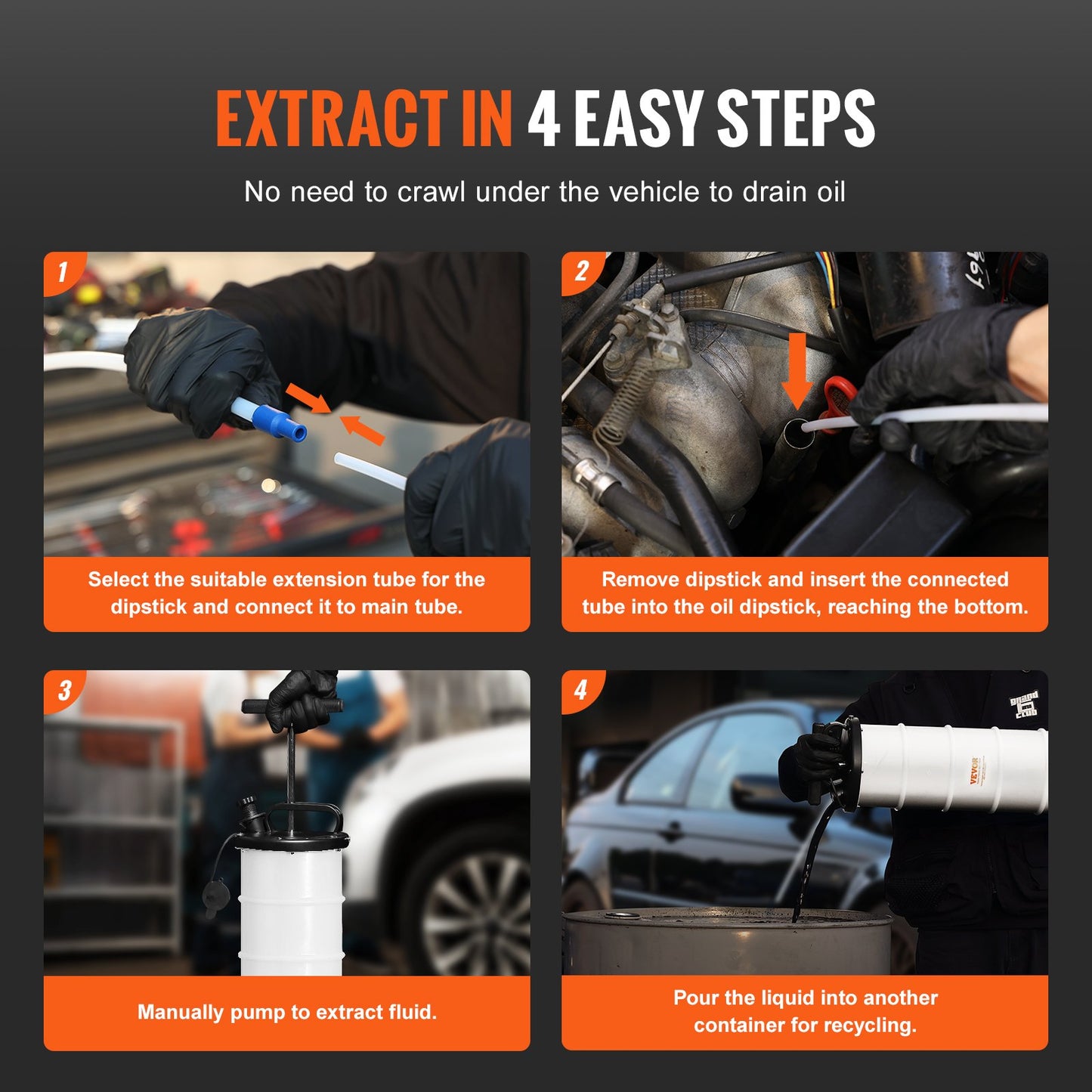 Fluid Extractor, 6.5 Liters Capacity — view 6