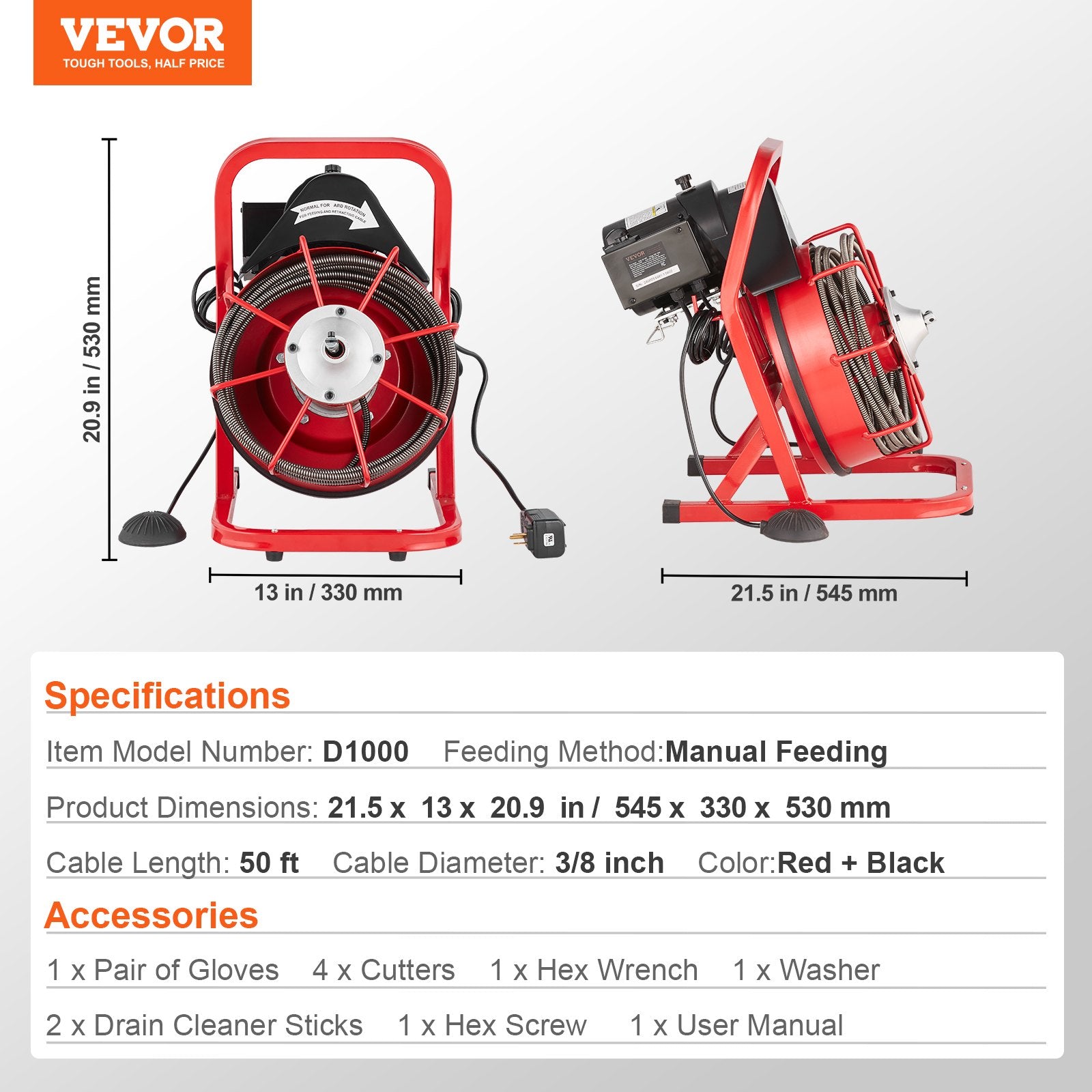 Drain Cleaner Machine Drain Auger — view 8