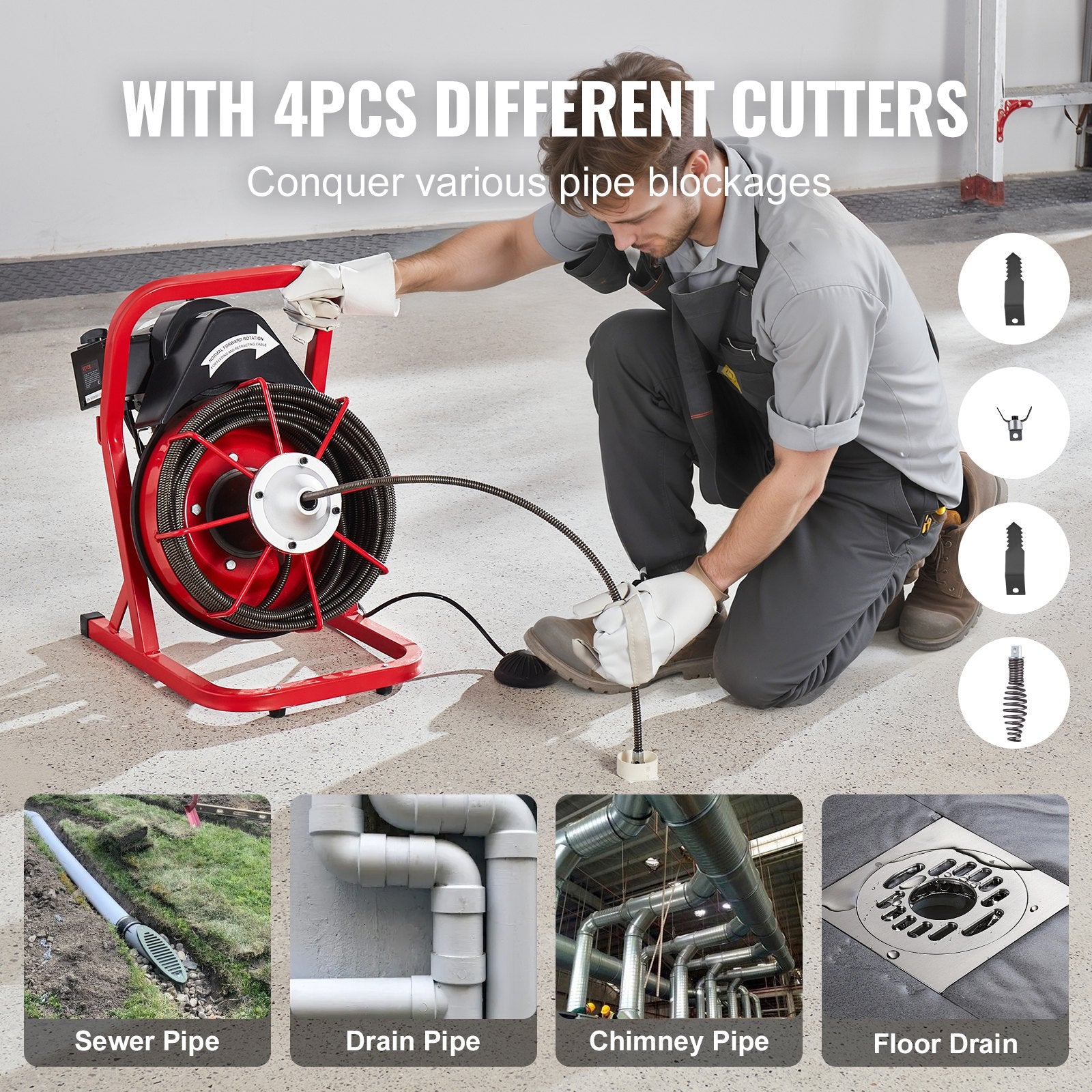 Drain Cleaner Machine Drain Auger — view 6