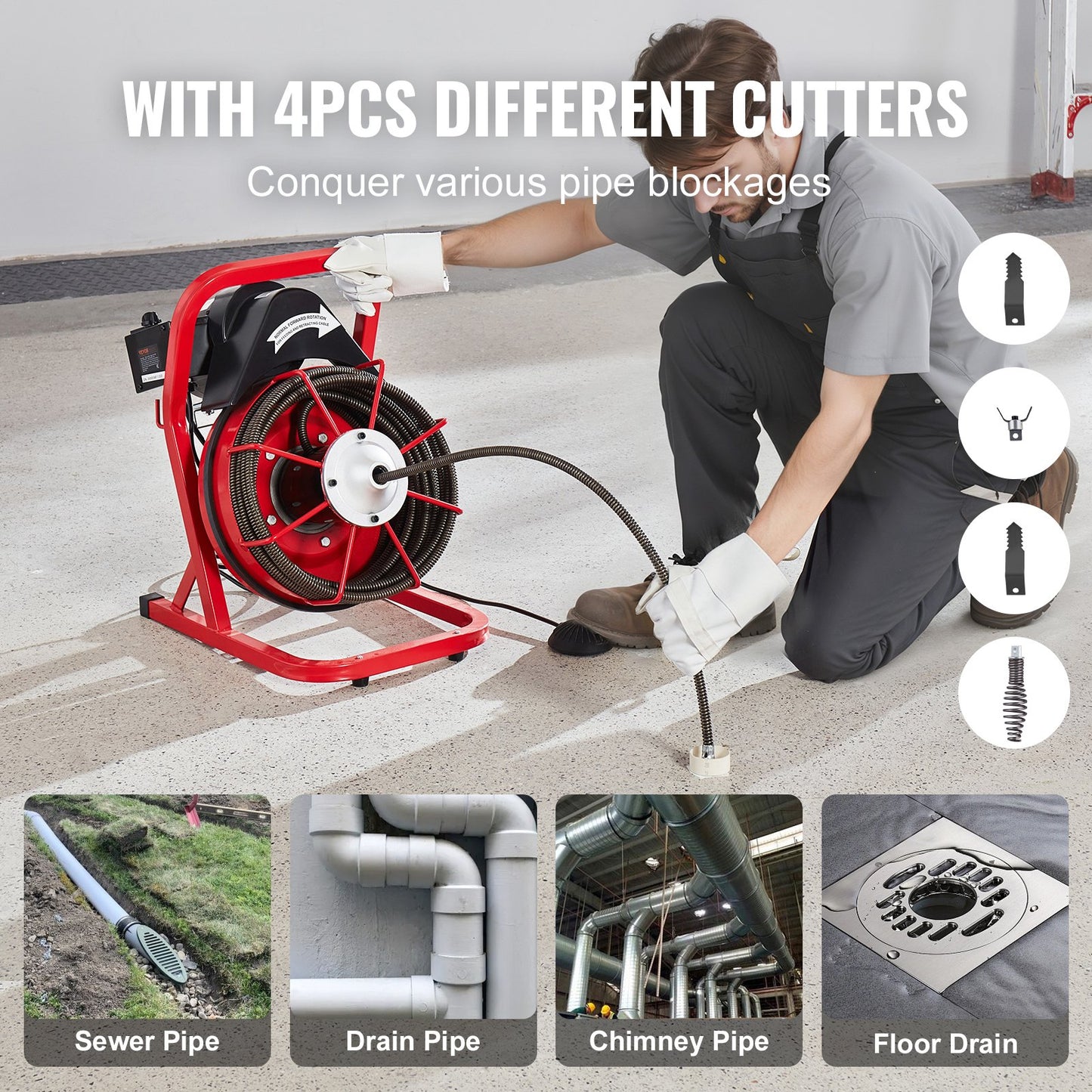 Drain Cleaner Machine Drain Auger — view 6