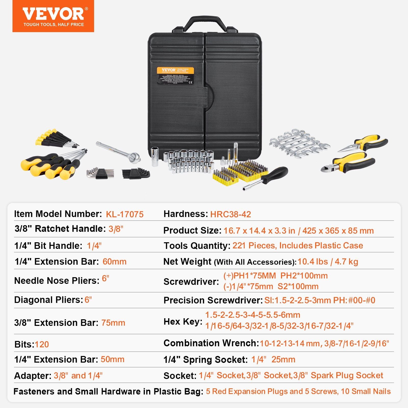 221-Piece Mechanics Tool Set — view 8