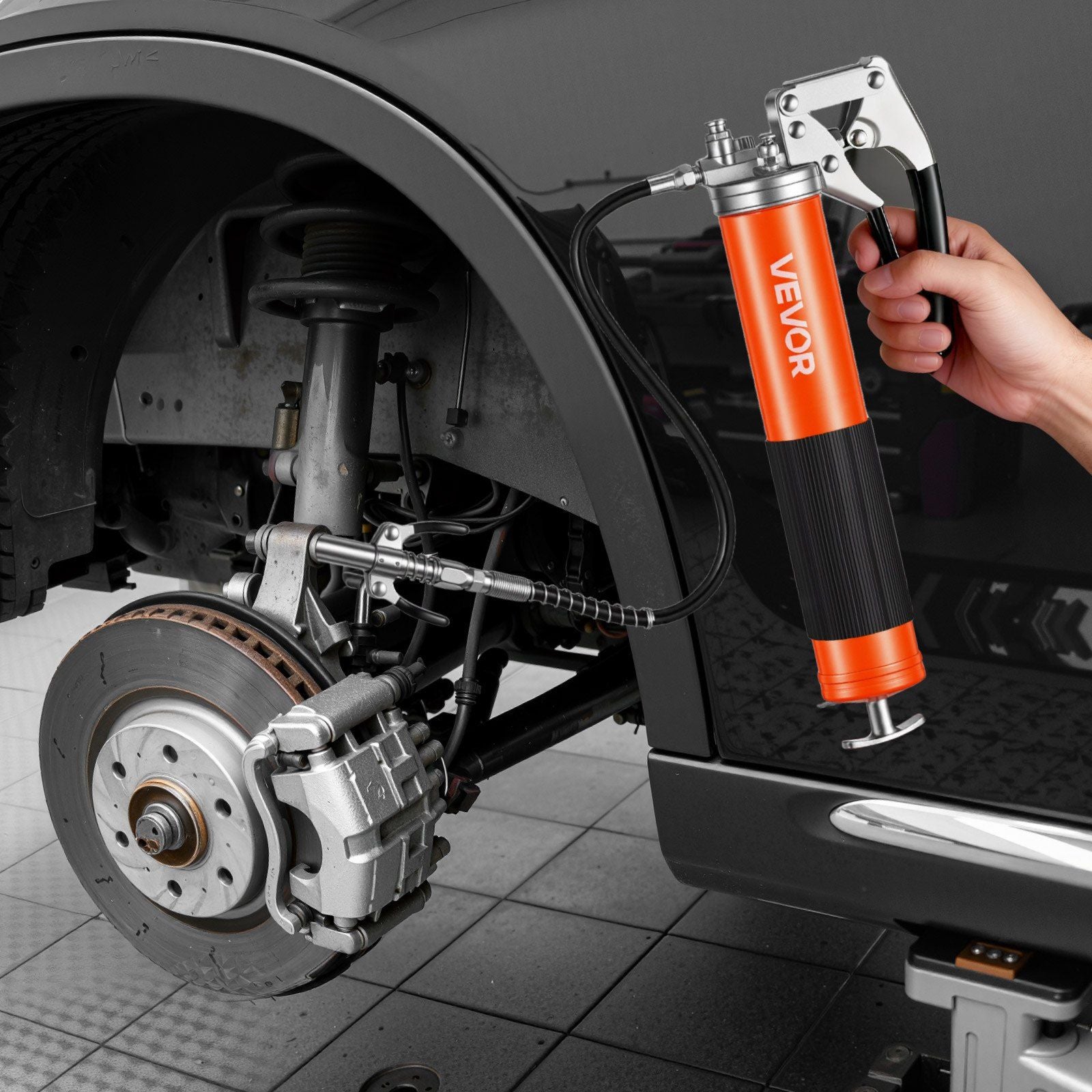 Pistol grip grease gun 8000 PSI — view 9