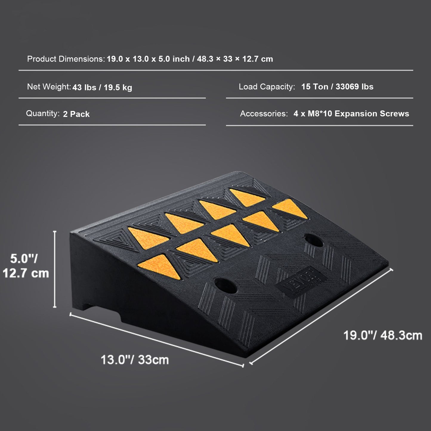 Rubber Curb Ramp 2 Pack — view 8
