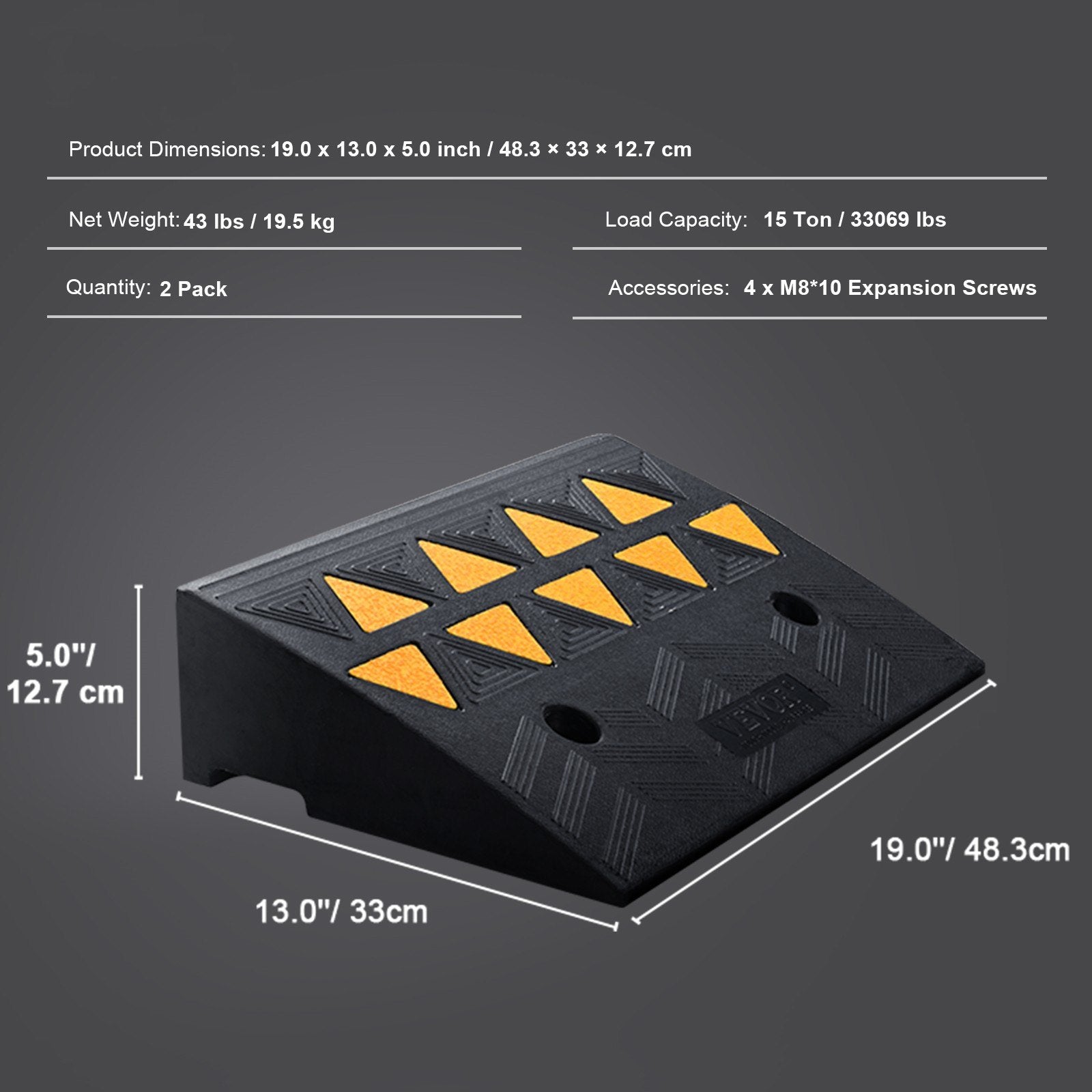 Rubber Curb Ramp 2 Pack — view 8