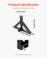 3 Point Hitch Receiver with 2 — view 4