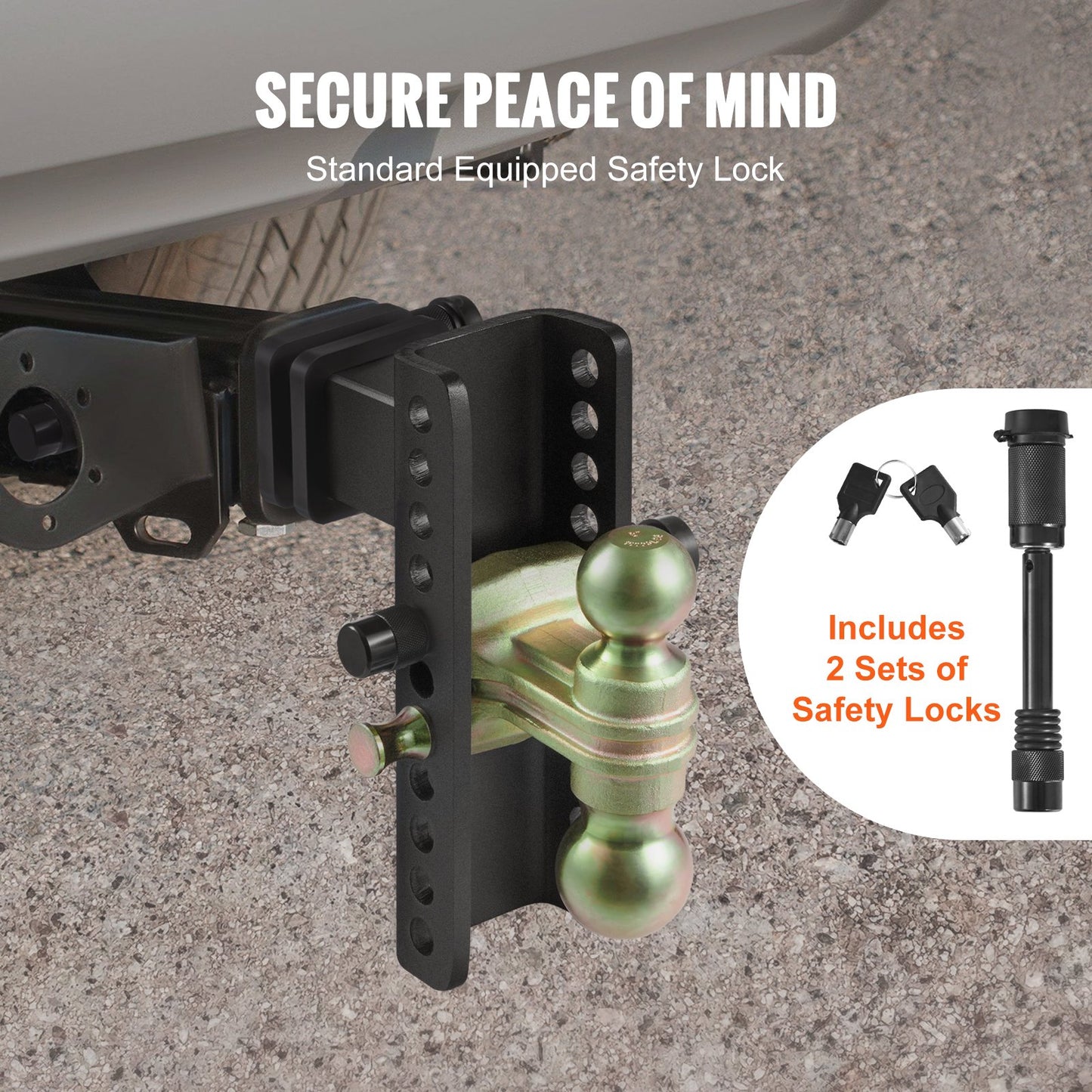 Adjustable Trailer Hitch, 203.2 mm — view 6