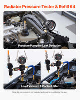 Coolant Pressure Tester Kit — view 3