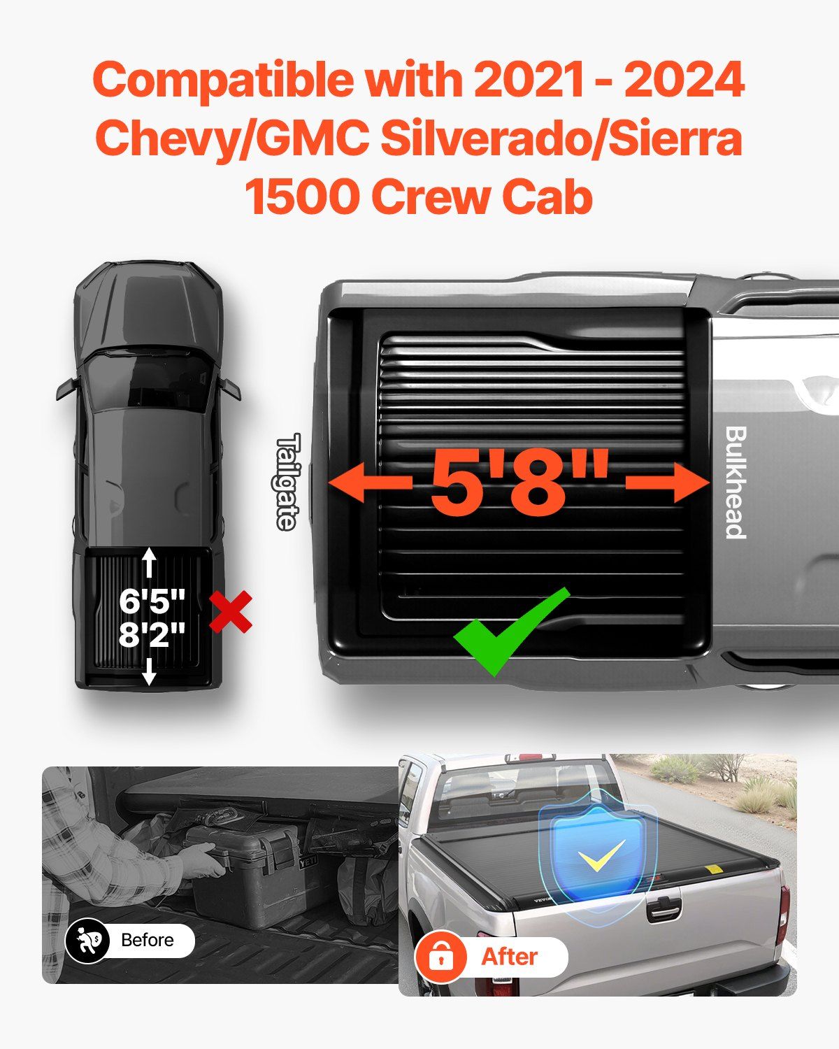 Retractable Tonneau Cover — view 3
