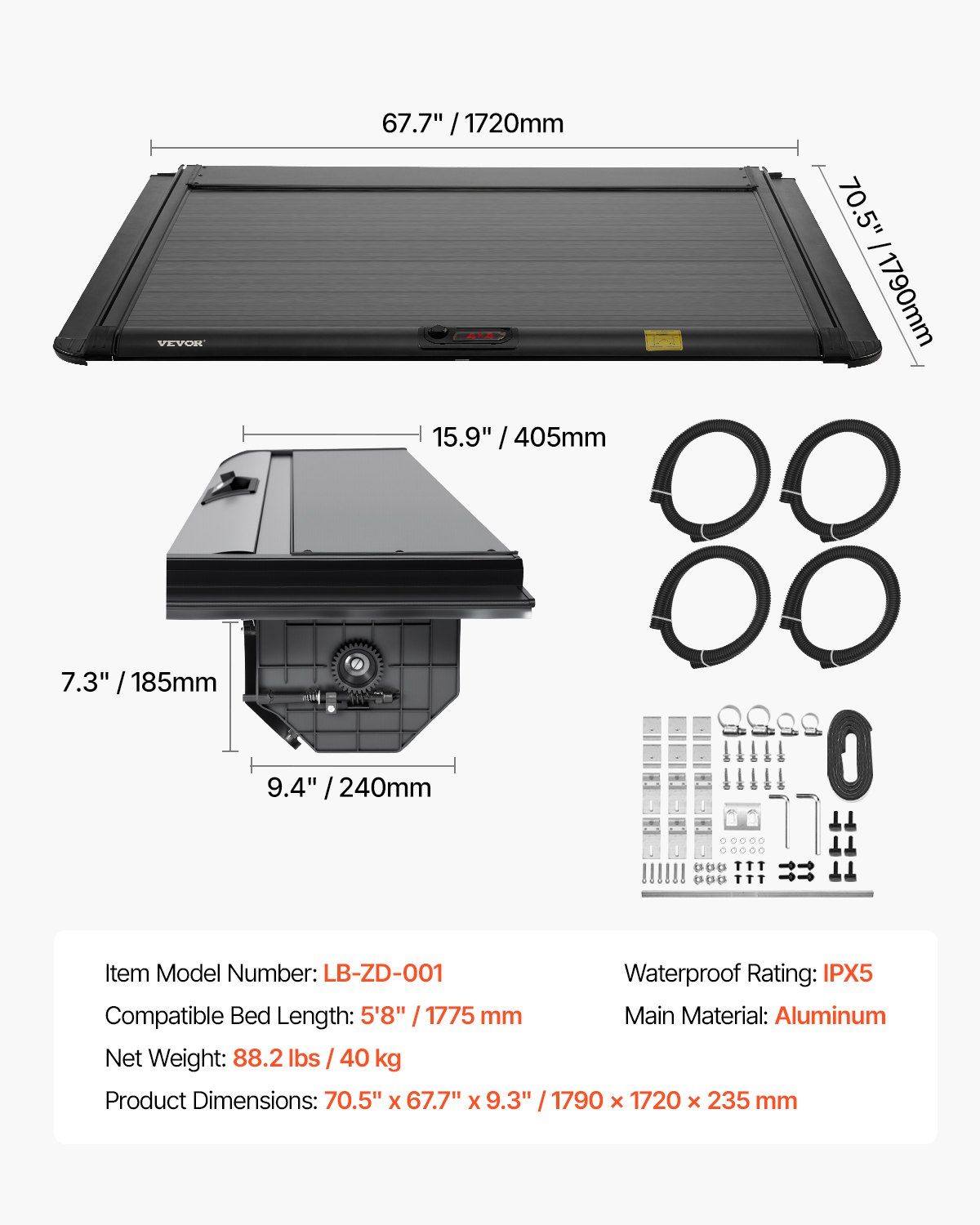 Retractable Tonneau Cover — view 8