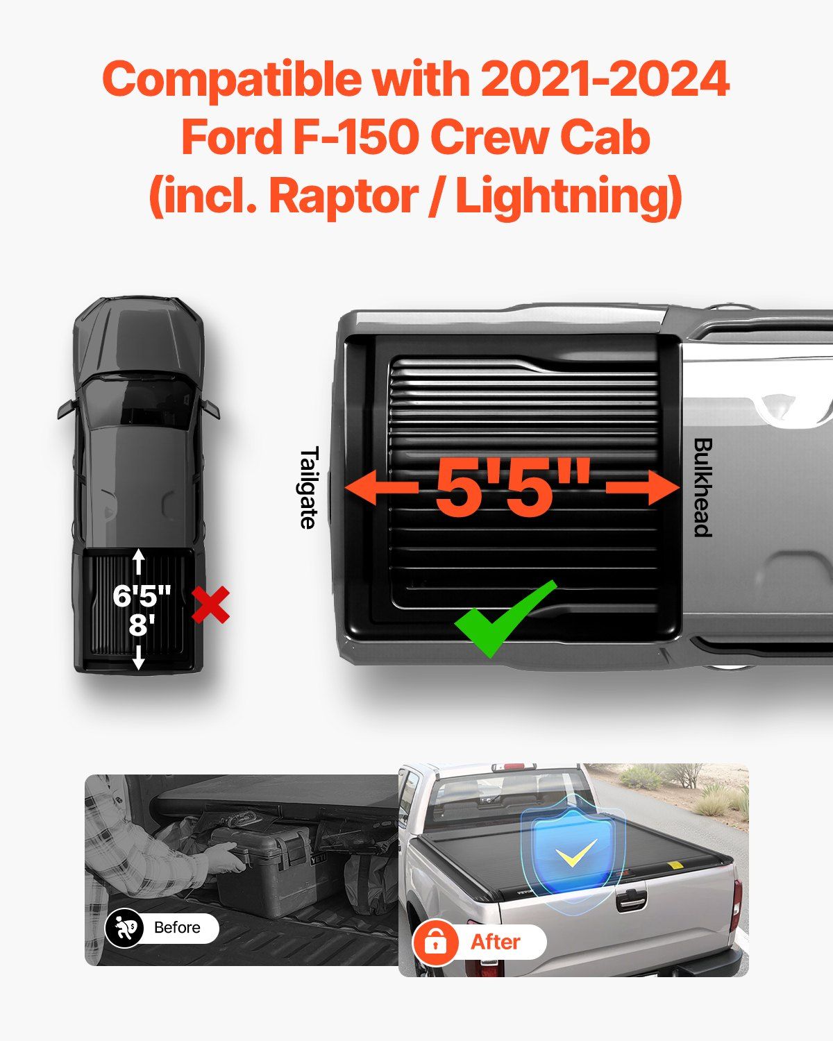 Retractable Tonneau Cover — view 3