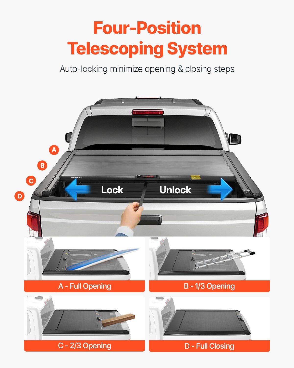Retractable Tonneau Cover — view 5