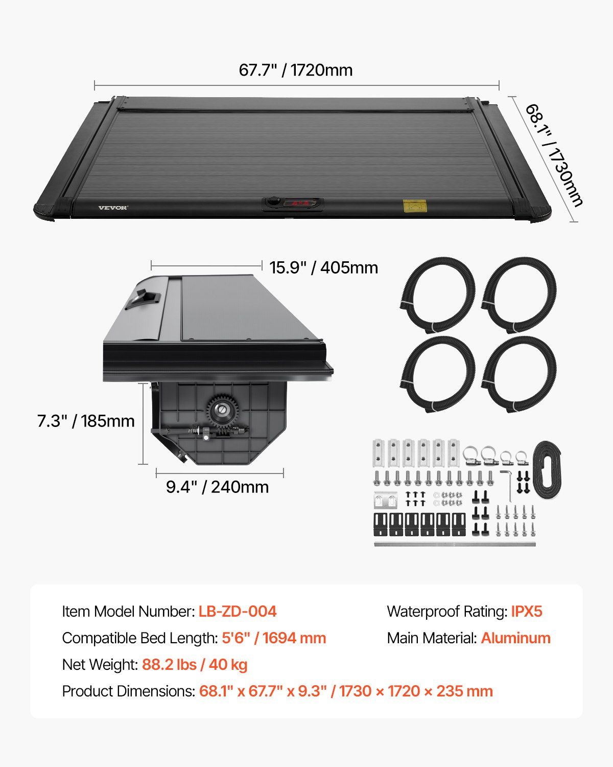 Retractable Tonneau Cover — view 8