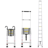 Telescoping Extension Ladder 16.5FT Multi-button — view 2