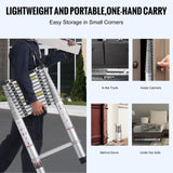 Telescoping Extension Ladder 16.5FT Multi-button — view 6