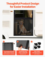 RV screen door protector, black — view 5