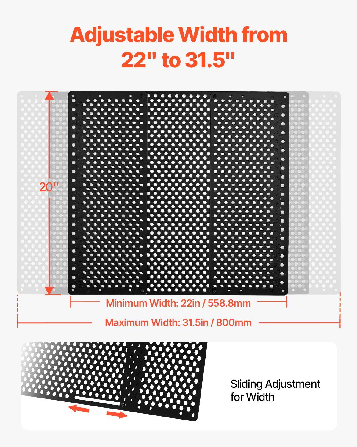 RV screen door protector, black — view 6