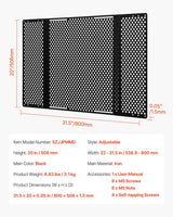 RV screen door protector, black — view 8