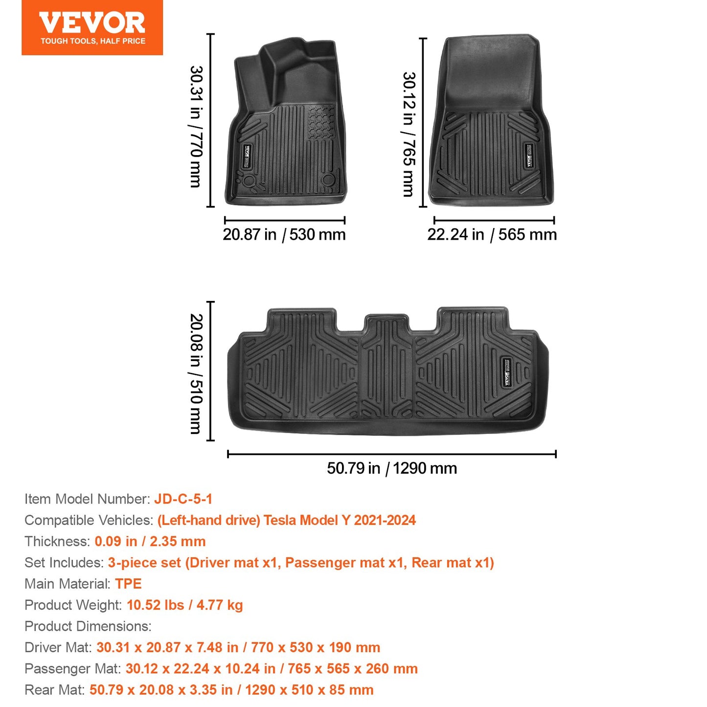 Automotive Floor Mats Fits for — view 8