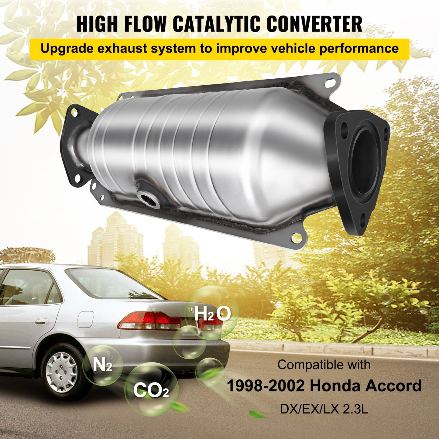 Catalytic Converter Compatible with 1998-2002 — view 3