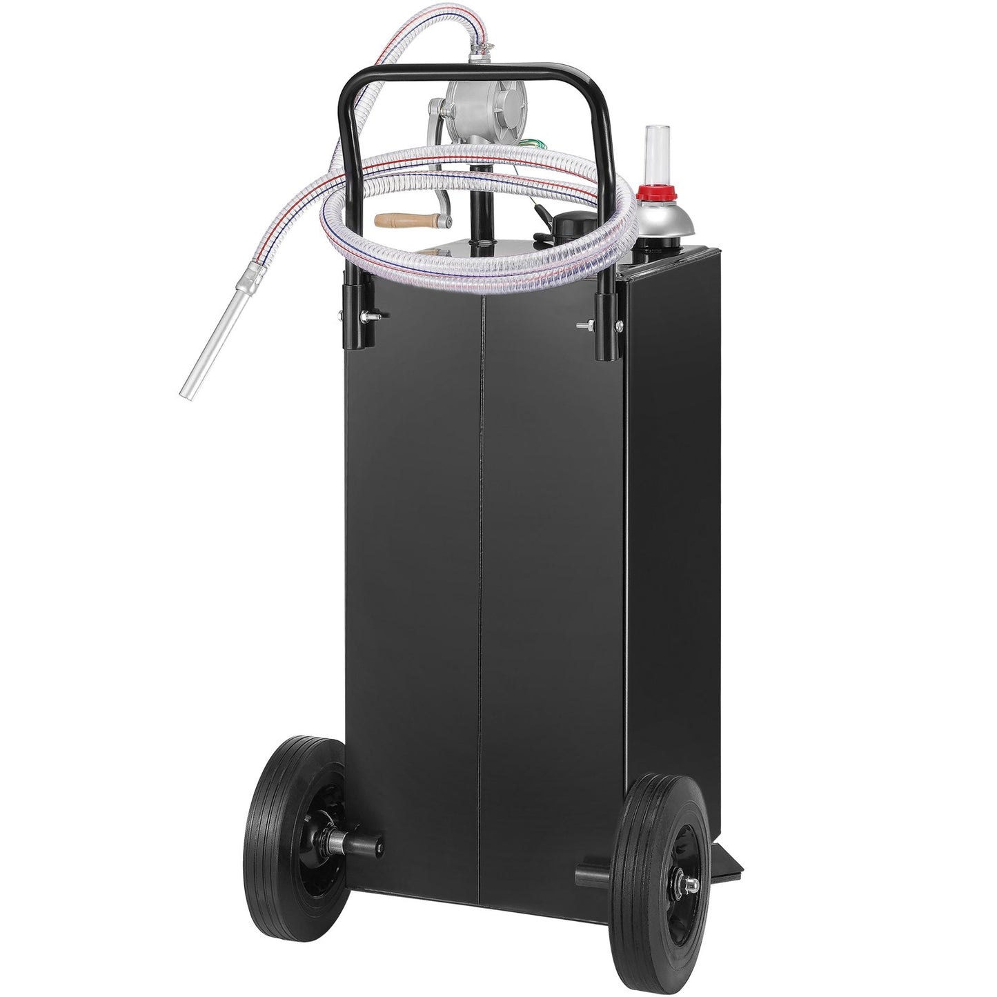 114L gas caddy fuel storage tank with wheels — view 2