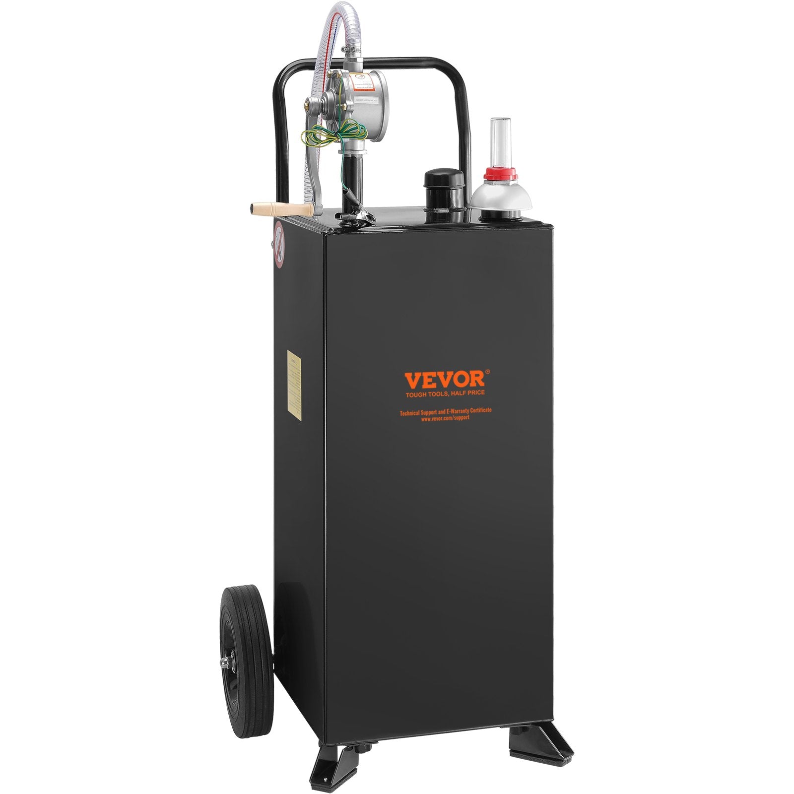 114L gas caddy fuel storage tank with wheels — view 11