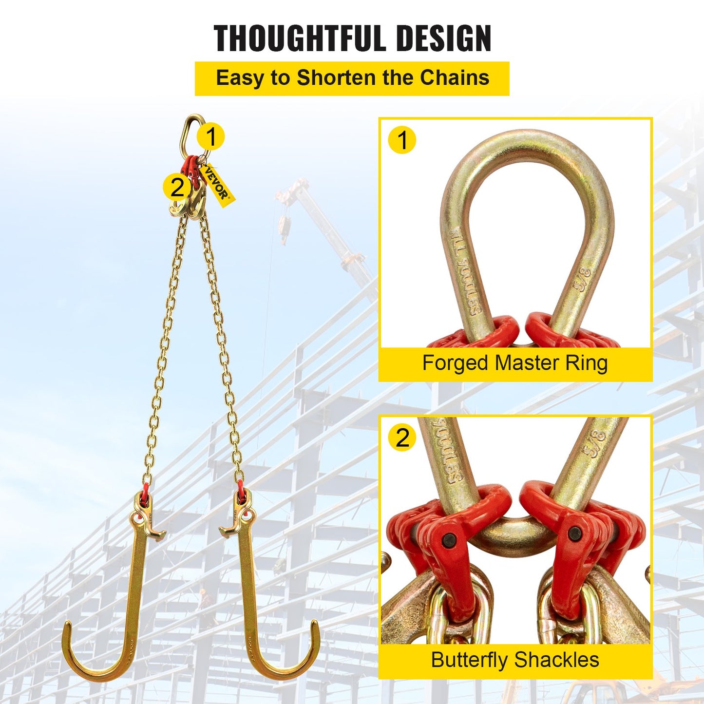 V Bridle Chain, 5/16 in — view 4