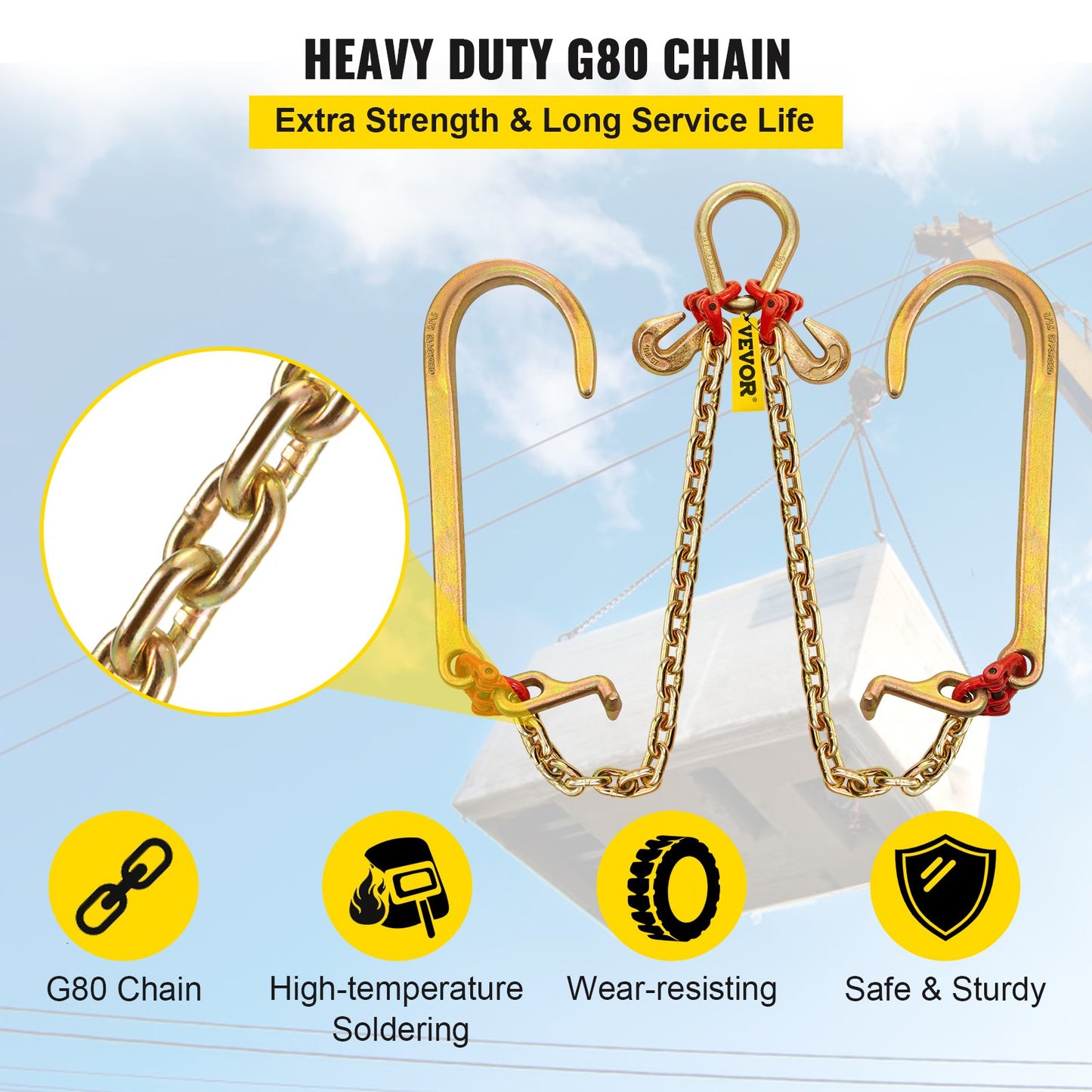V Bridle Chain, 5/16 in — view 6