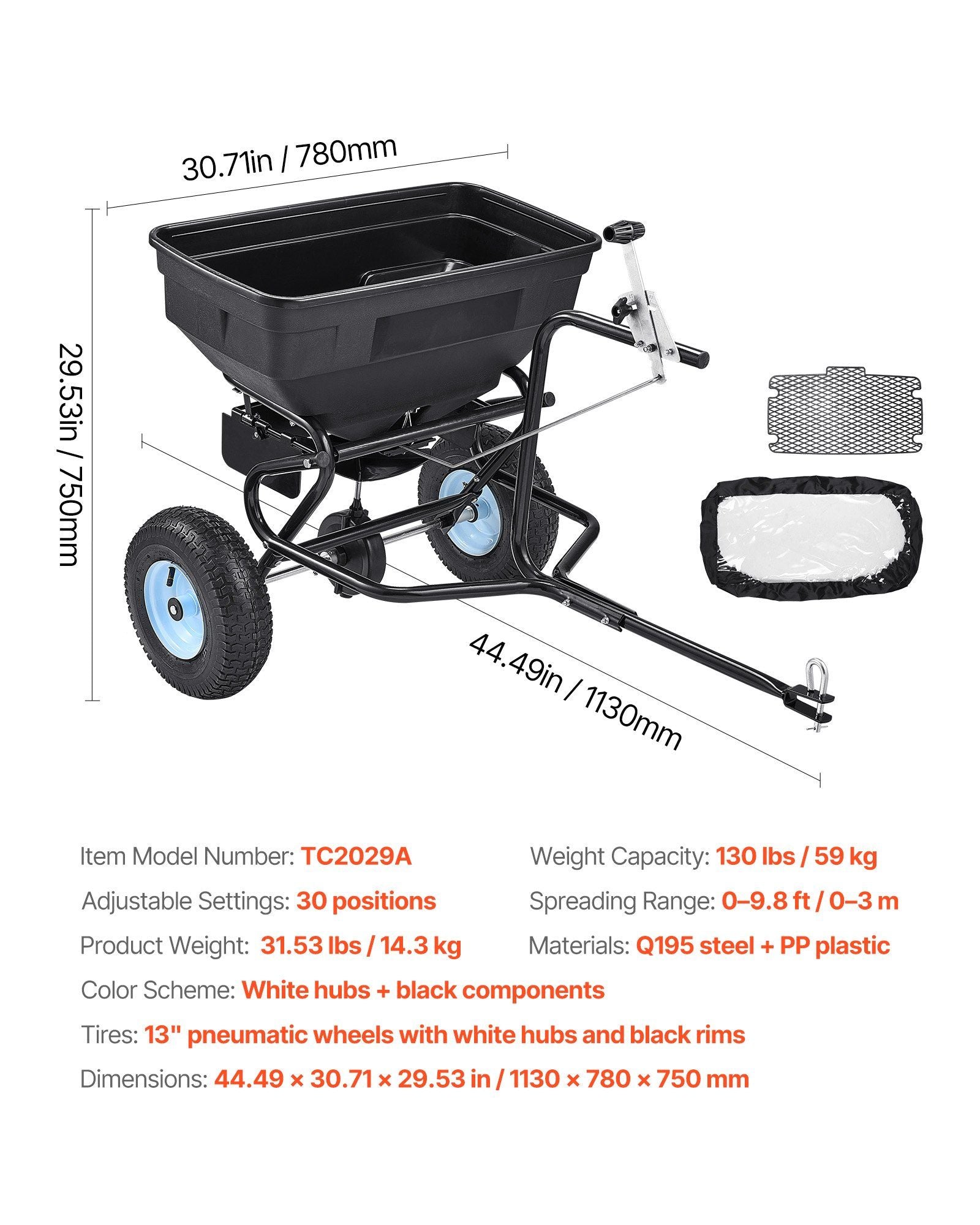 Tow Behind Broadcast Spreader — view 8