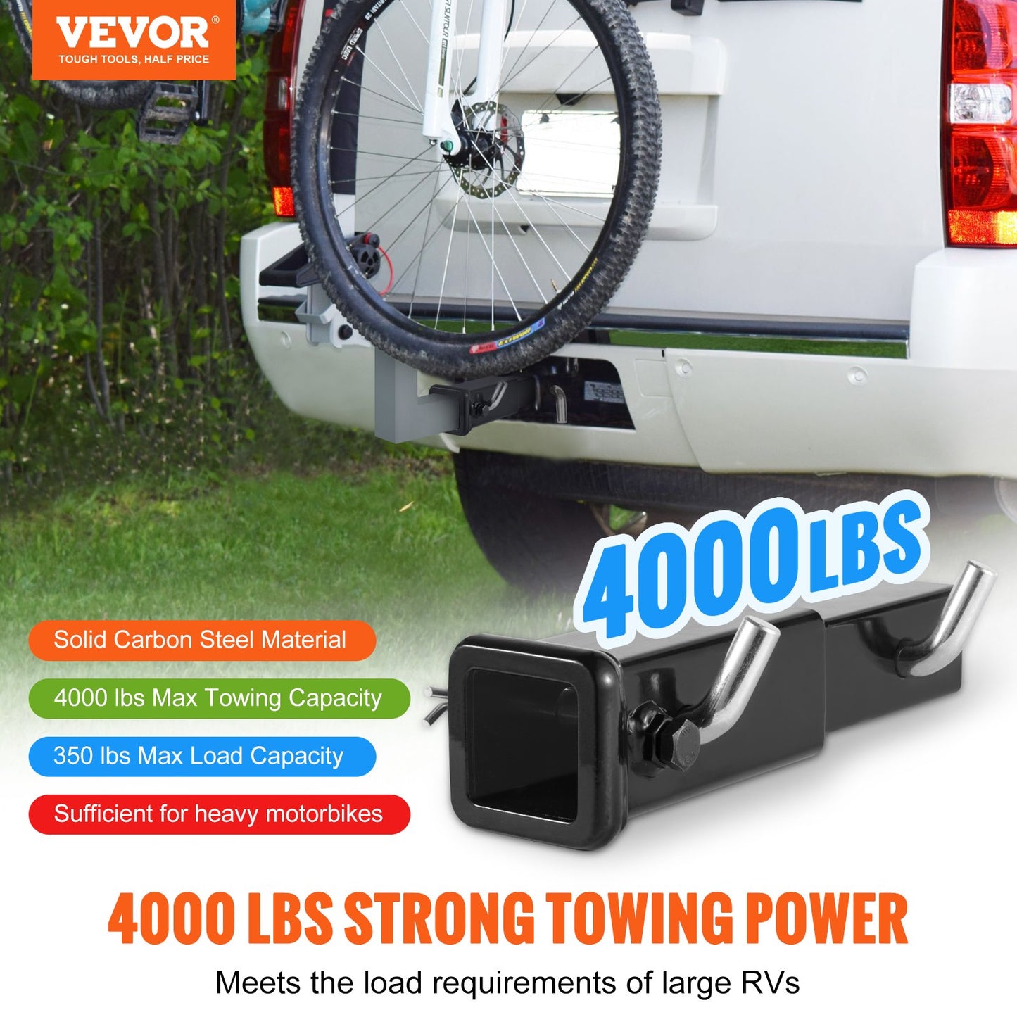 Trailer Hitch Extender, Fits for — view 3