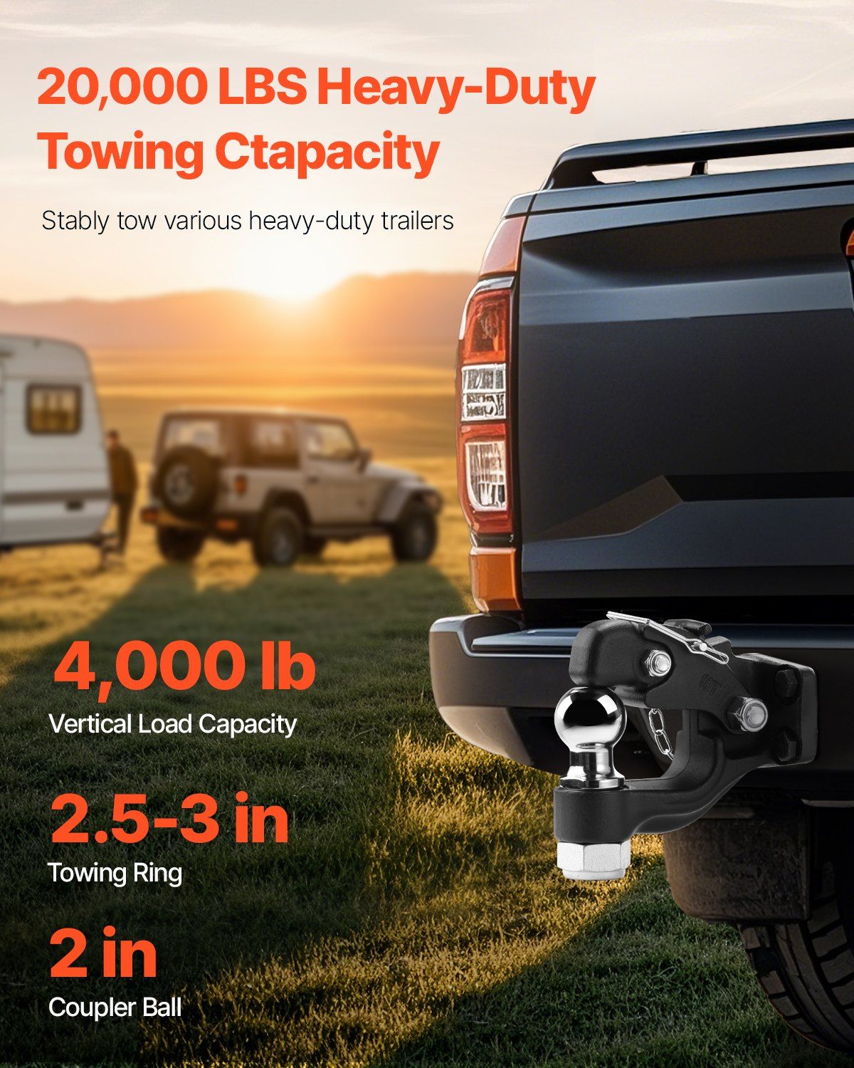 Pintle Hook 9070 kg Towing Capacity — view 3