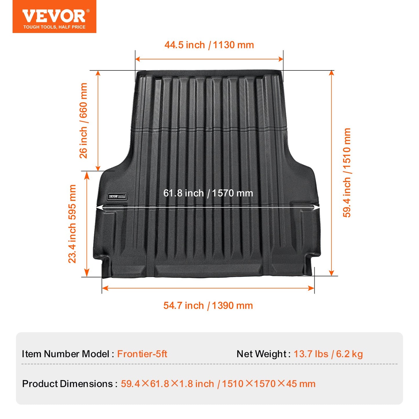 Truck Bed Mat Fit 2022-2024 — view 8
