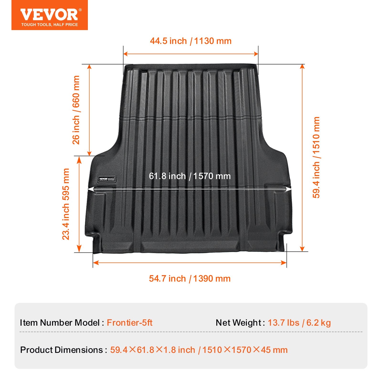 Truck Bed Mat Fit 2022-2024 — view 8