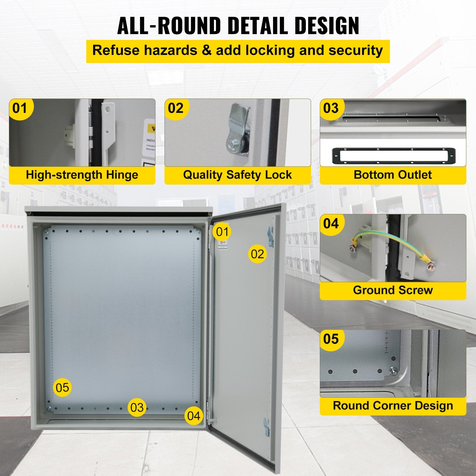 Electrical Steel Enclosure Box NEMA — view 6