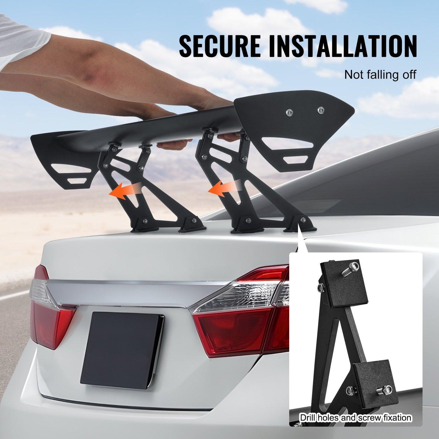 Universal Rear Spoiler GT Style — view 7