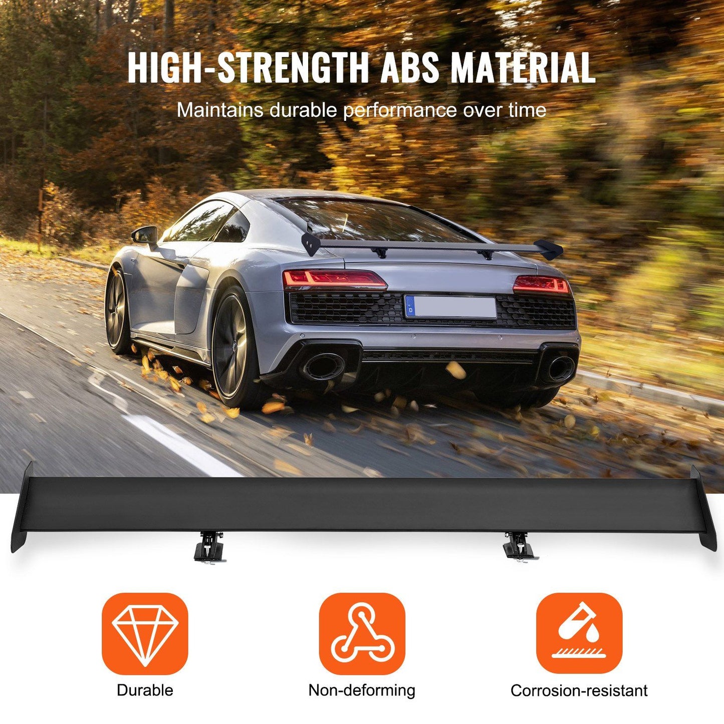 GT wing car spoiler 43.3 inch — view 4