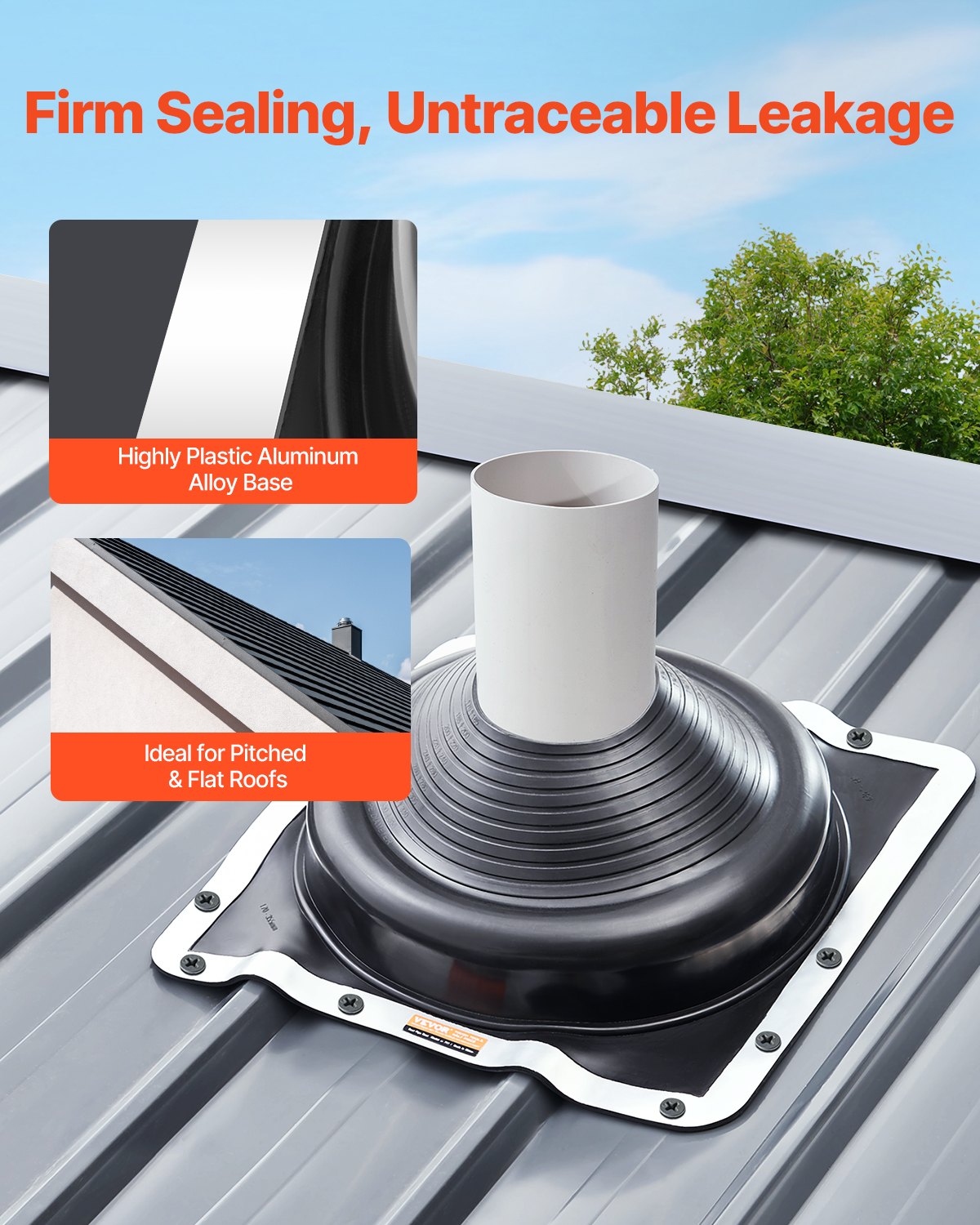 2 Pcs Metal Roof Pipe — view 5