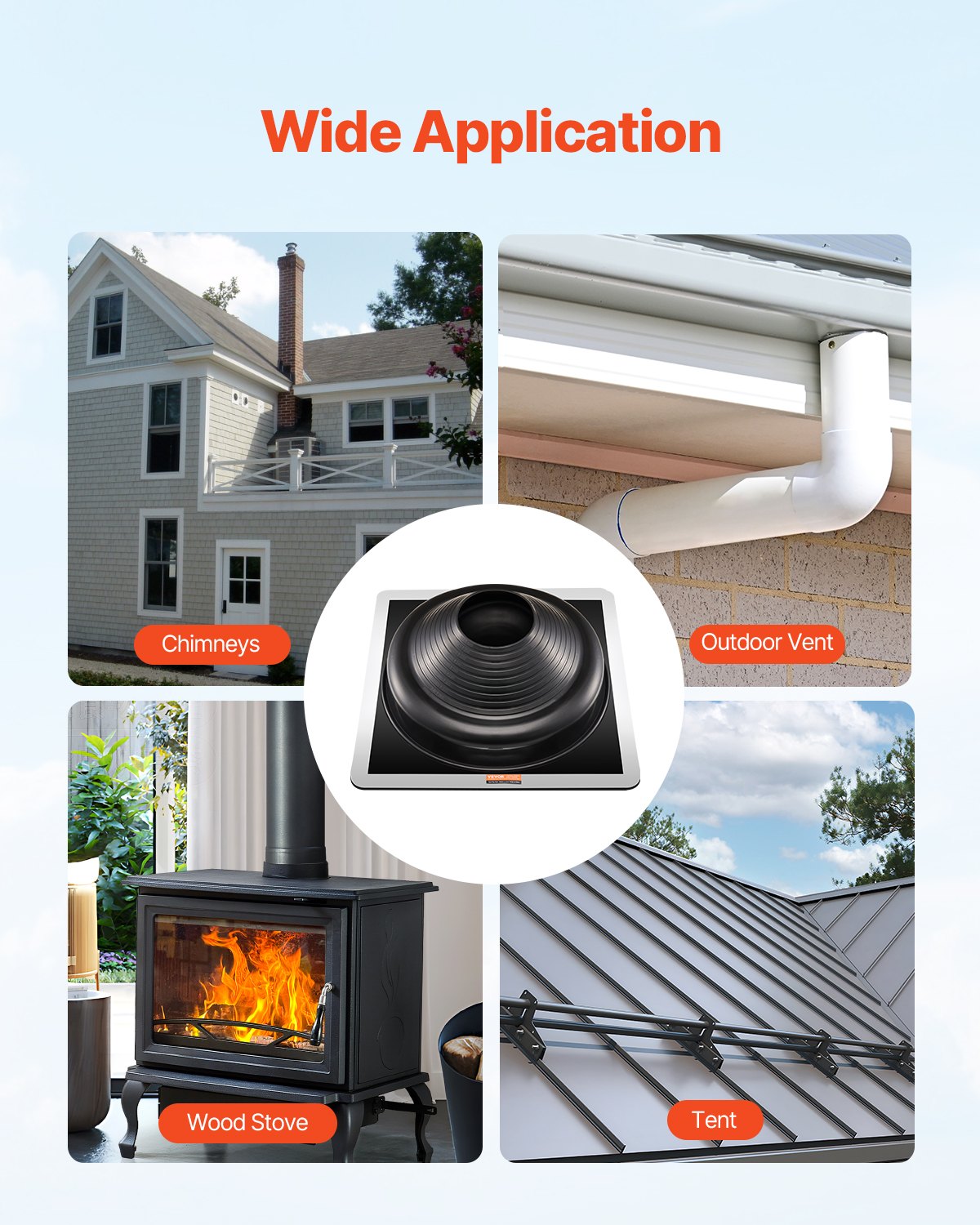 2 Pcs Metal Roof Pipe — view 7