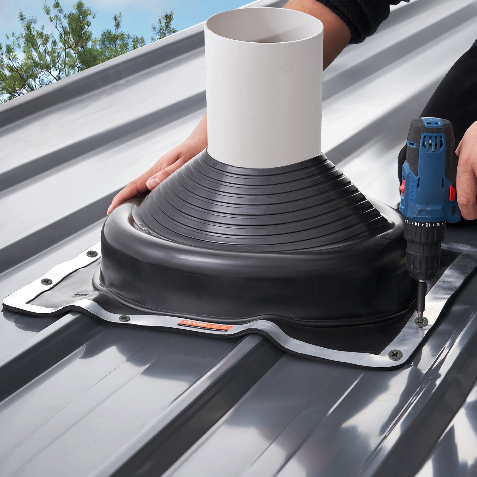2 Pcs Metal Roof Pipe — view 9
