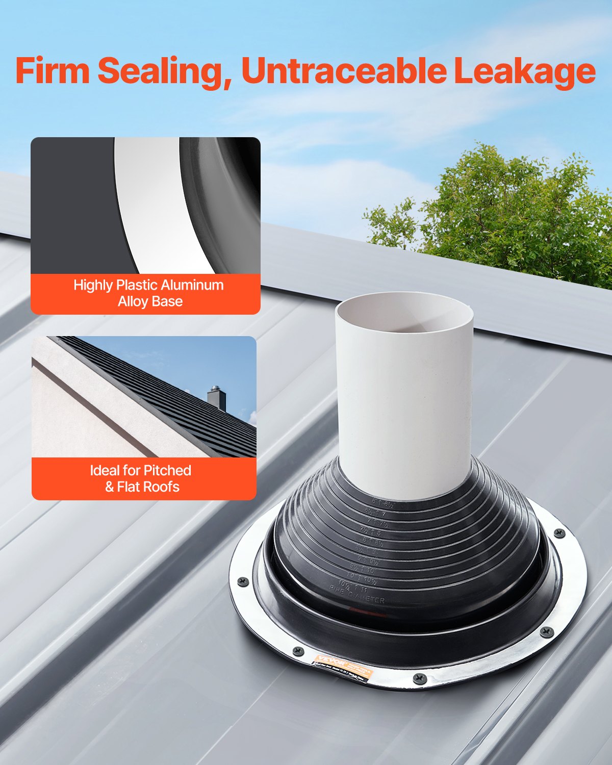 2 Pcs Metal Roof Pipe — view 5