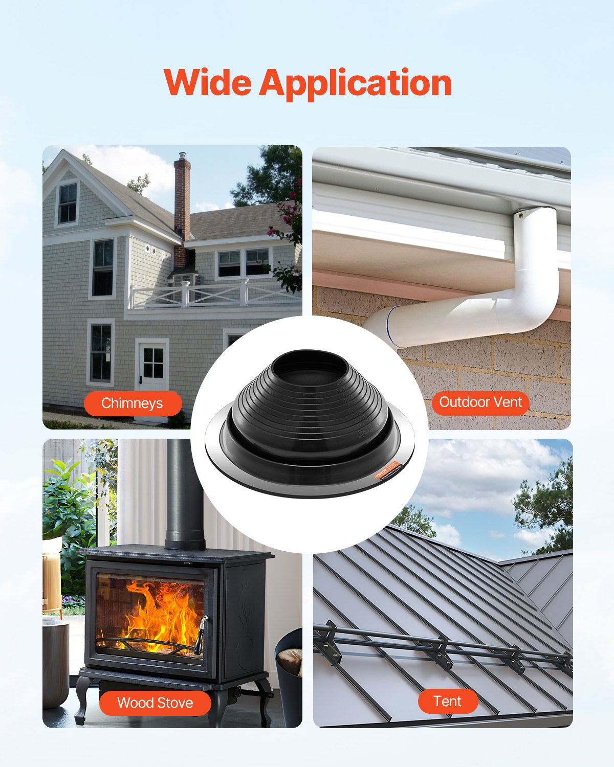 2 Pcs Metal Roof Pipe — view 7
