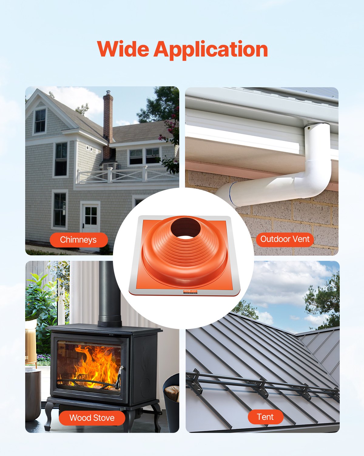 2 Pcs Metal Roof Pipe — view 7