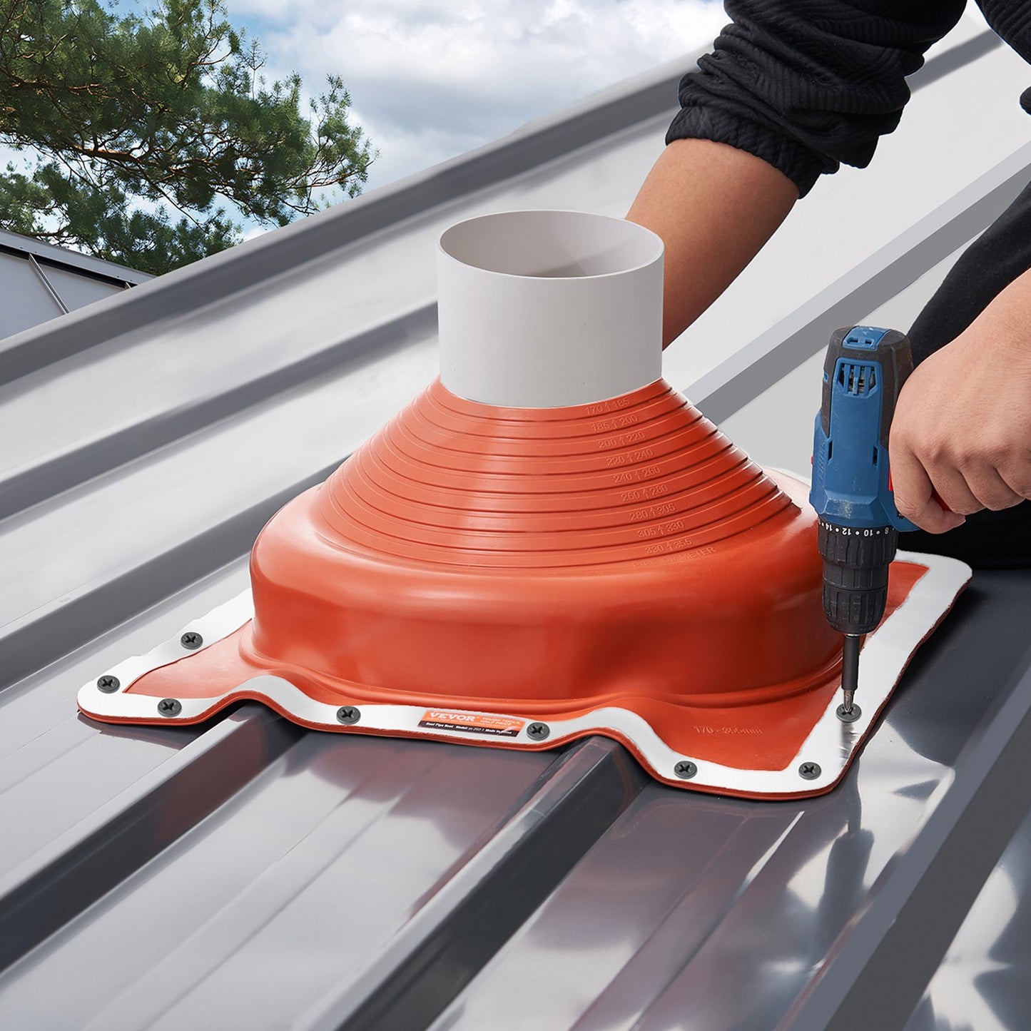 2 Pcs Metal Roof Pipe — view 9
