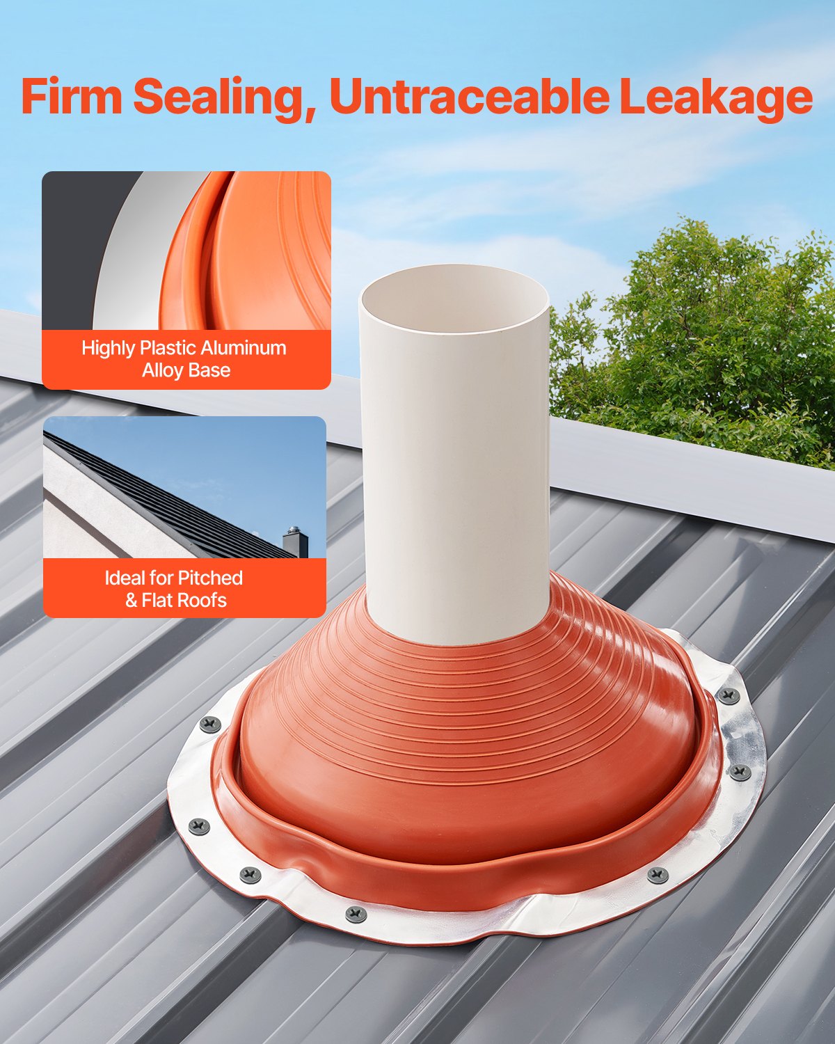 Metal Roof Pipe Flashing Boot — view 5