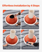 Metal Roof Pipe Flashing Boot — view 6