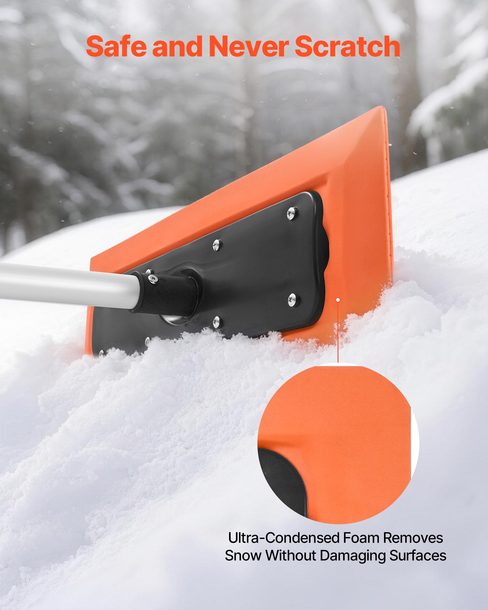 VEVOR Snow Roof Rake, 1.2m — view 6