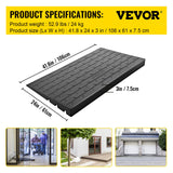 Rubber Threshold Ramp, 7.62 cm — view 8