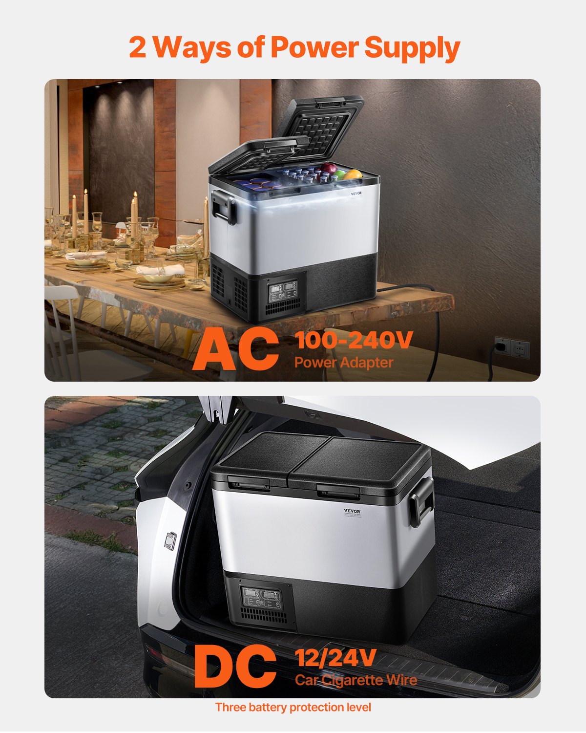 Portable Car Refrigerator Freezer Compressor 45L — view 7