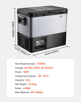 Portable Car Refrigerator Freezer Compressor 45L — view 8